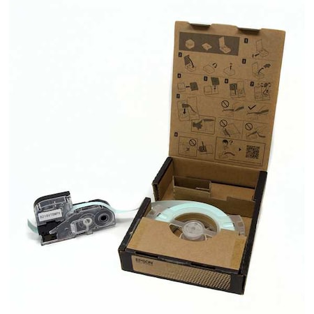 Epson ContinuousLabelStock, White, Semi-Gloss B218VTBWPX