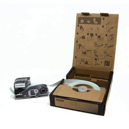 Epson ContinuousLabelStock, White, Gloss, 1inW B224BWPX