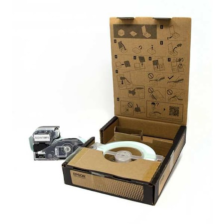 Epson ContinuousLabelStock, White, Semi-Gloss B224VTBWPX