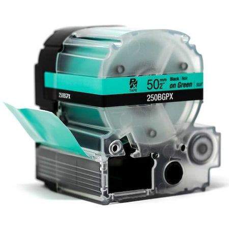 Epson Label/RibbonCartridge, Green, Gloss, 2inW 250BGPX