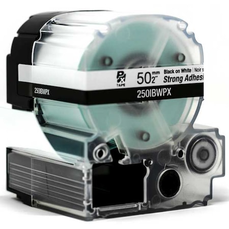 Epson Label/Ribbon Cartridge, White, Gloss, 2 in W 250IBWPX