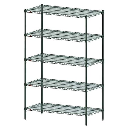 Metro Wire Shelving, Shelf, Metal, Adjustable 5A557K3