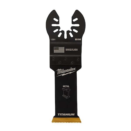 Milwaukee Tool 3-1/2 in. OPEN-LOK TITANIUM ENHANCED Segmented Oscillating Multi-Tool Blade 49-25-1271
