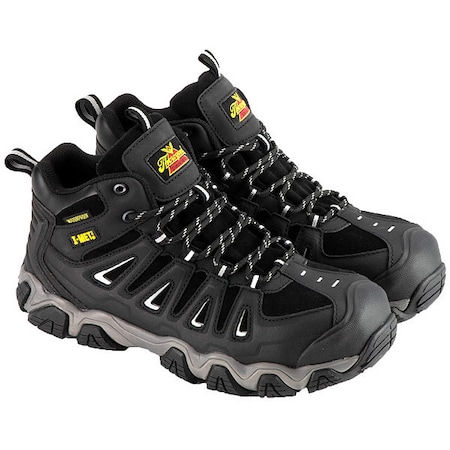 Thorogood Shoes Unisex Hiker Boot, 12, Composite Toe, Black, 804 804-6490 W 12