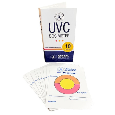 Lumicleanse Ultraviolet Measurement Cards, PK10 LC-UVC-TRICARD-10PK