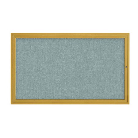 United Visual Products Corkboard, Cloud/Gold, 60" x 36" UV3041-GOLD-CLOUD