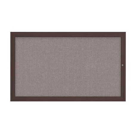 United Visual Products Corkboard, Surf/Bronze, 60" x 36" UV3041-BRONZE-SURF