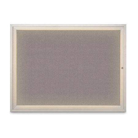 United Visual Products Corkboard, Surf/Satin, 48" x 36" UV316I1-SATIN-SURF