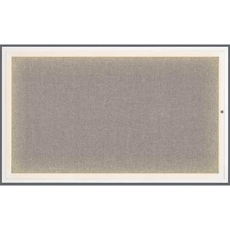 United Visual Products Corkboard, Pearl/White, 60" x 36" UV317I1-WHITE-PEARL