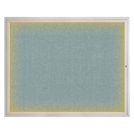 United Visual Products Corkboard, Cloud/Satin, 60" x 48" UV317I2-SATIN-CLOUD