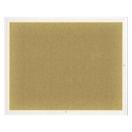 United Visual Products Corkboard, Keylime/White, 60" x 48" UV317I2-WHITE-KEYLIME