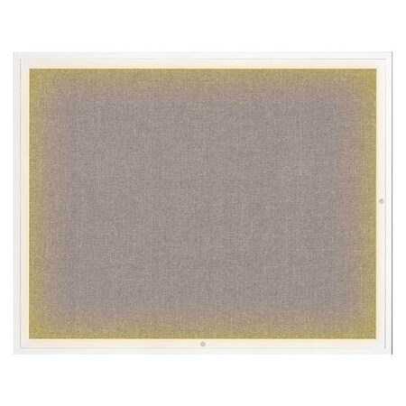 United Visual Products Corkboard, Pearl/White, 60" x 48" UV317I2-WHITE-PEARL