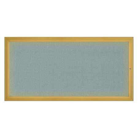 United Visual Products Corkboard, Cloud/Gold, 72" x 36" UV318I1-GOLD-CLOUD