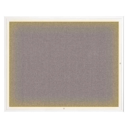 United Visual Products Corkboard, Surf/White, 60" x 48" UV317I2-WHITE-SURF