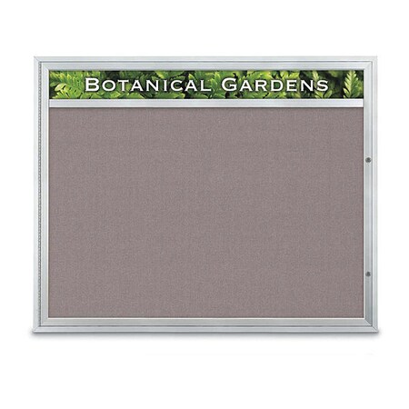 United Visual Products Corkboard, Surf/Satin, 60" x 48" UV3322-SATIN-SURF