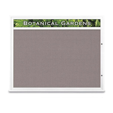United Visual Products Corkboard, Surf/White, 60" x 48" UV3322-WHITE-SURF