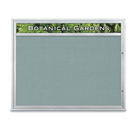 United Visual Products Corkboard, Cloud/Satin, 60" x 48" UV3322-SATIN-CLOUD