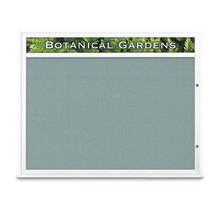 United Visual Products Corkboard, Cloud/White, 60" x 48" UV3322-WHITE-CLOUD