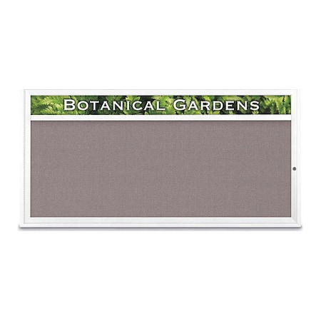 United Visual Products Corkboard, Surf/White, 72" x 36" UV3331-WHITE-SURF