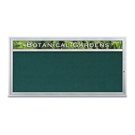 United Visual Products Corkboard, Dark Spruce/Satin, 72" x 36" UV3331-SATIN-DRKSPR