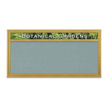 United Visual Products Corkboard, Cloud/Gold, 72" x 36" UV3331-GOLD-CLOUD