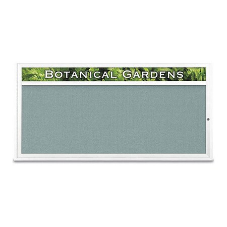 United Visual Products Corkboard, Cloud/White, 72" x 36" UV3331-WHITE-CLOUD