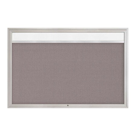 United Visual Products Corkboard, Surf/Satin, 72" x 48" UV3341-SATIN-SURF
