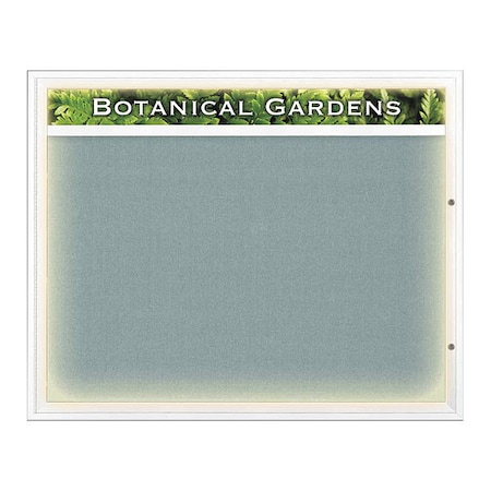 United Visual Products Corkboard, Cloud/White, 60" x 48" UV352I2-WHITE-CLOUD