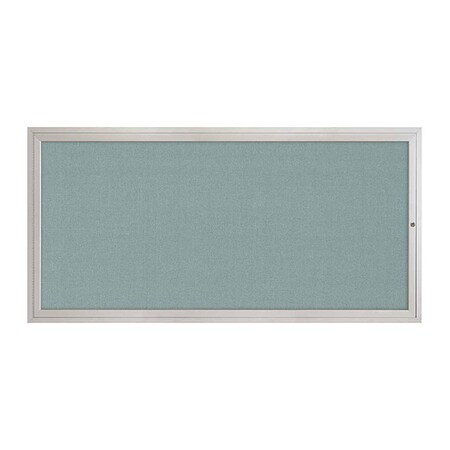 United Visual Products Corkboard, 1Dr, Cloud/Satin, 72" x 36" UV3061-SATIN-CLOUD