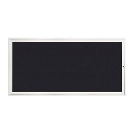 United Visual Products Corkboard, 1Dr, Rubber/White, 72" x 36 UV3061-WHITE-RUBBER