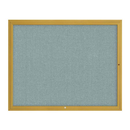 United Visual Products Corkboard, 1Dr, Cloud/Gold, 60" x 48 UV3042-GOLD-CLOUD
