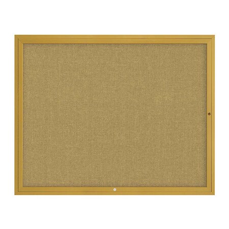 United Visual Products Corkboard, 1Dr, Keylime/Gold, 60" x 48 UV3042-GOLD-KEYLIME
