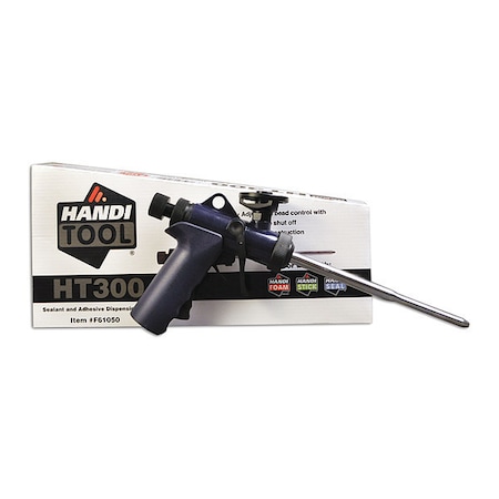 Handi-Foam Foam Dispensing Gun, HT300 Stl/Plymr, 7" F61050