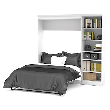 Bestar Full Wall Bed Kit, Wht, 84" 40890-17