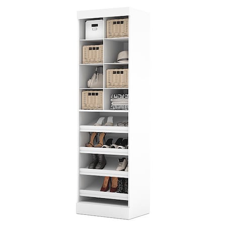 Bestar Multi-Storage Cubby, White, 25" 26164-17