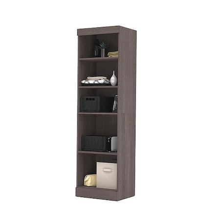 Bestar Storage Unit, Bark Gray, 25" 26162-47