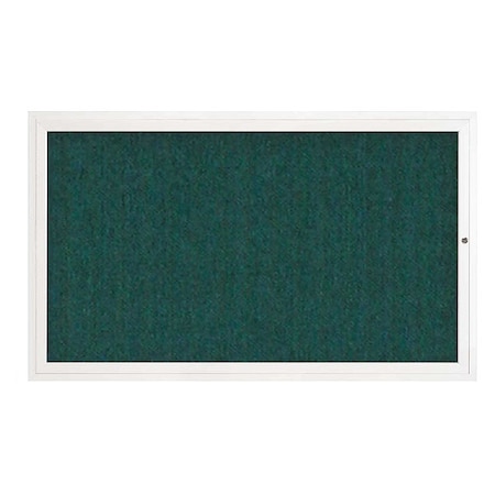 United Visual Products Corkboard, 60"x36", Dark Spruce/White UV4051-WHITE-DRKSPR