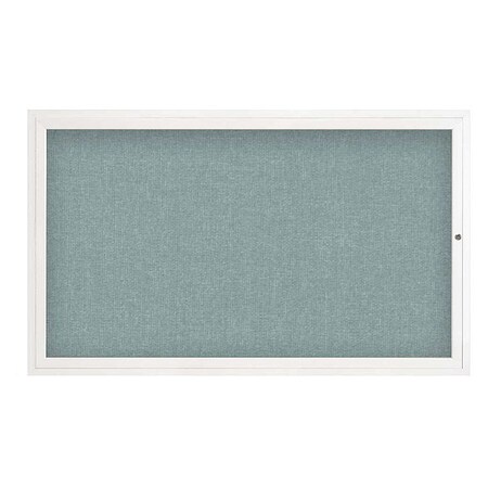United Visual Products Corkboard, 60"x36", Cloud/White UV4051-WHITE-CLOUD
