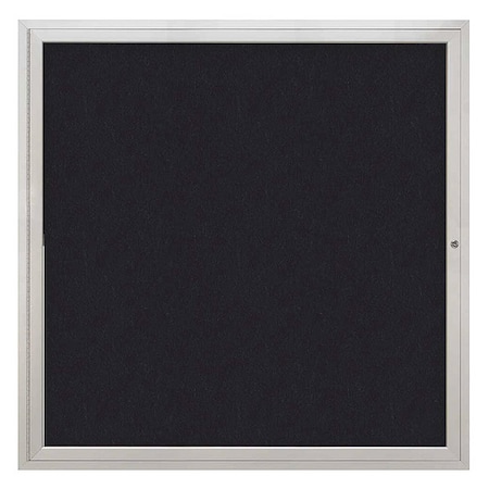 United Visual Products Corkboard, 48"x48", Rubber/Satin UV40448-SATIN-RUBBER