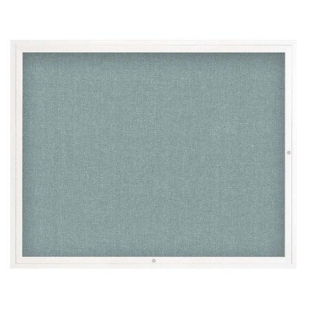 United Visual Products Corkboard, 60"x48", Cloud/White UV4052-WHITE-CLOUD