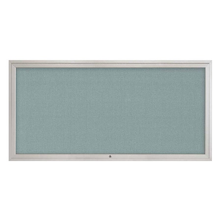 United Visual Products Corkboard, 72"x36", Cloud/Satin UV4071-SATIN-CLOUD