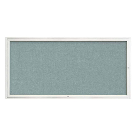 United Visual Products Corkboard, 72"x36", Cloud/White UV4071-WHITE-CLOUD