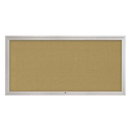 United Visual Products Corkboard, 72"x36", Keylime/Satin UV4071-SATIN-KEYLIME
