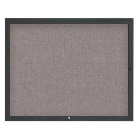 United Visual Products Corkboard, 60"x48", Surf/Black UV4052-BLACK-SURF