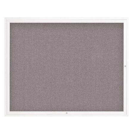 United Visual Products Corkboard, 60"x48", Surf/White UV4052-WHITE-SURF