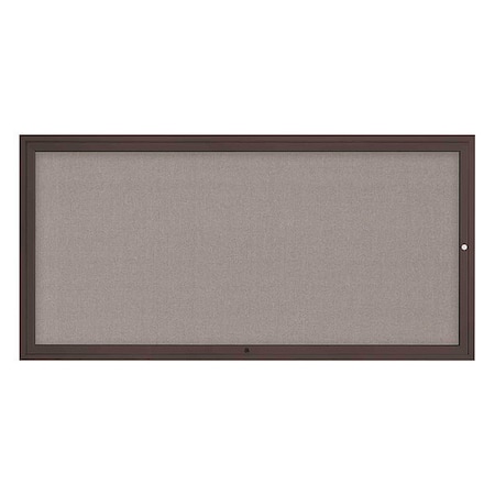 United Visual Products Corkboard, 72"x36", Pearl/Bronze UV4071-BRONZE-PEARL
