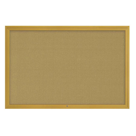 United Visual Products Corkboard, 72"x48", Keylime/Gold UV4081-GOLD-KEYLIME