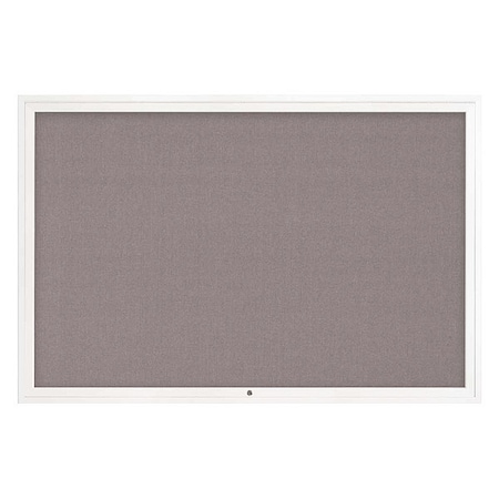 United Visual Products Corkboard, 72"x48", Surf/White UV4081-WHITE-SURF