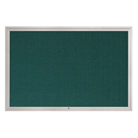 United Visual Products Corkboard, 72"x48", Dark Spruce/Satin UV4081-SATIN-DRKSPR