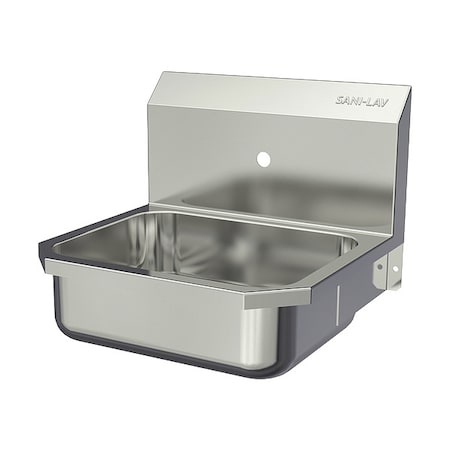 Sani-Lav Wash Station, 16"x15.5"x13", Silver 6050